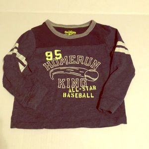 Oshkosh b'gosh all star long sleeve tee 5/$25